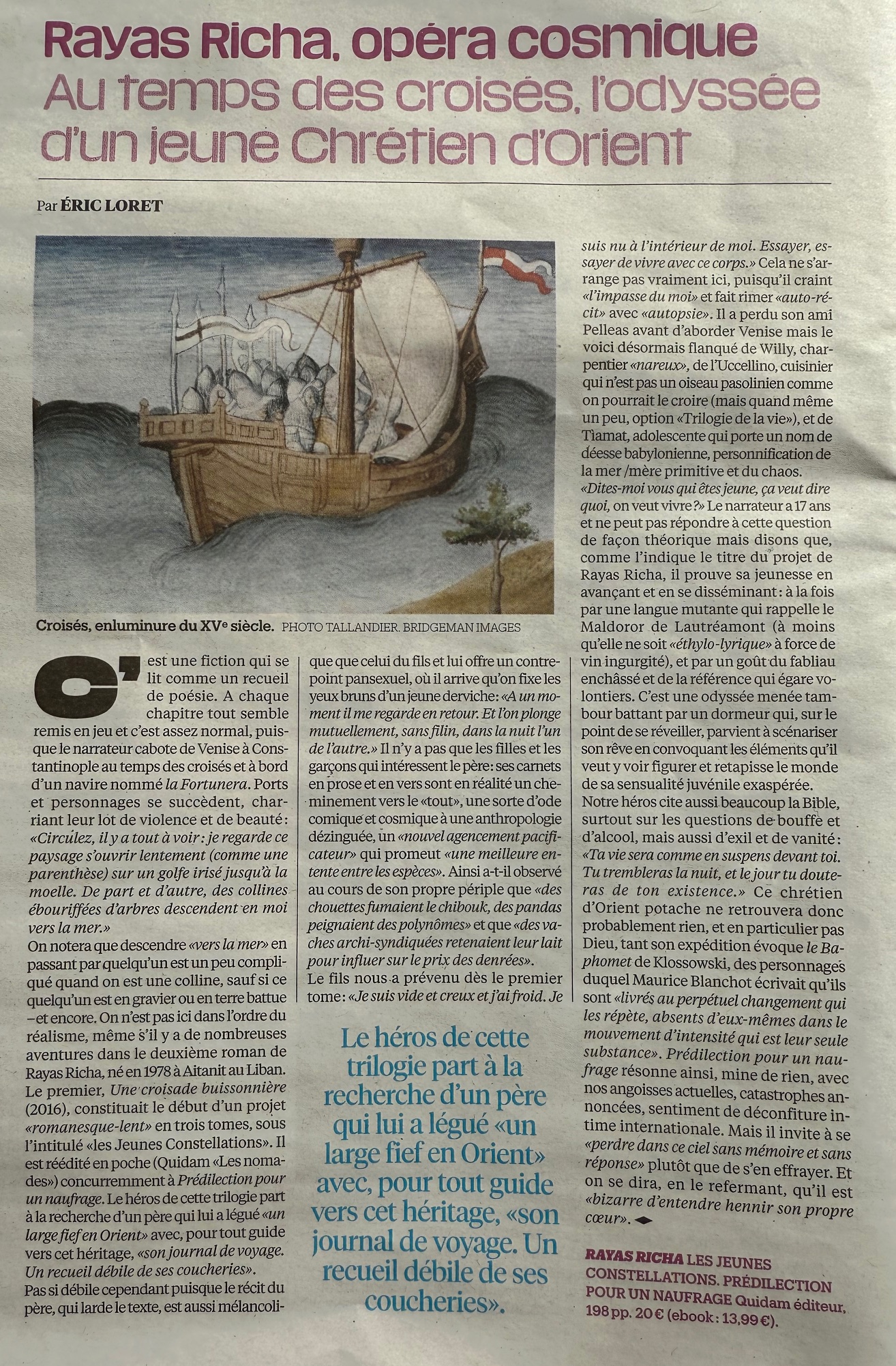Les Jeunes Constellations Pr dilection Pour Un Naufrage Quidam diteur